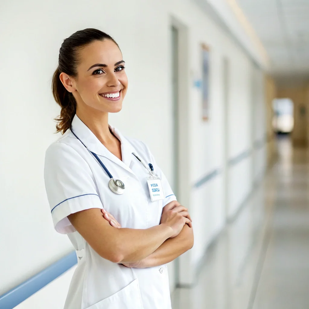 Surgeon's hands in procedure